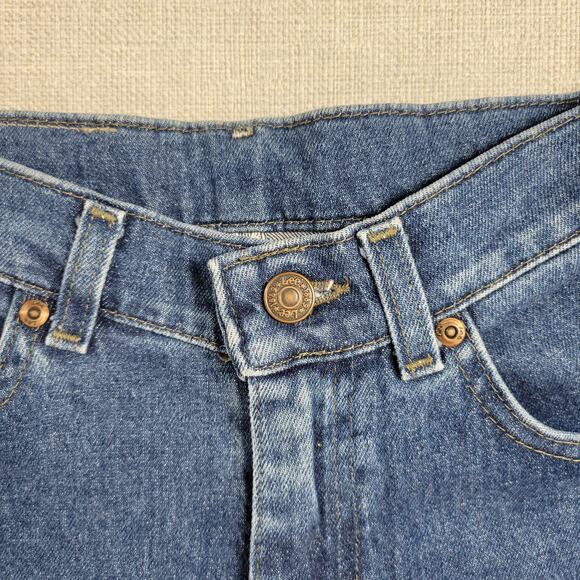 Lee Womens Jeans 10P Denim Blue Slim Fit Low Rise Tapered Leg Stretch Button NEW - Picture 4 of 12